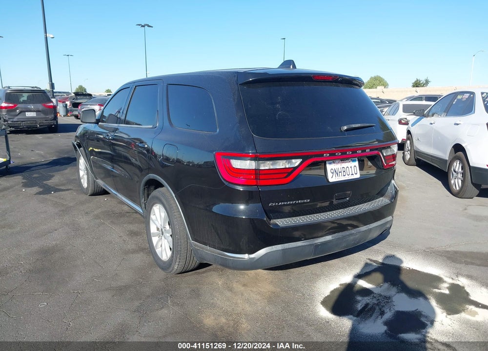 2015 DODGE DURANGO SXT VIN: 1C4RDHAGXFC907299