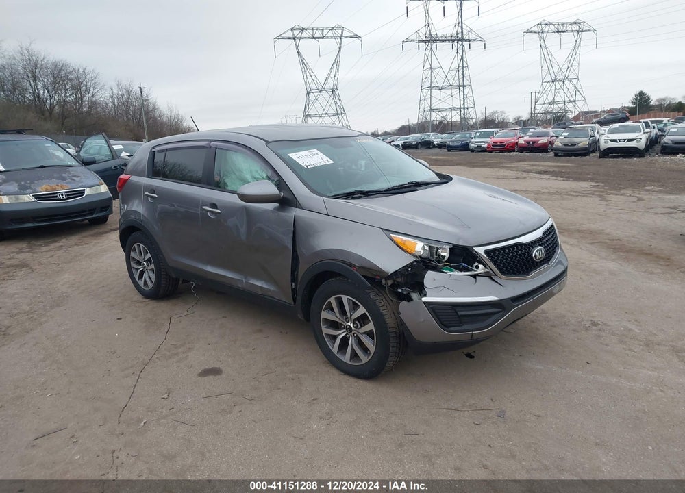 2016 KIA SPORTAGE LX VIN: KNDPBCAC9G7854456
