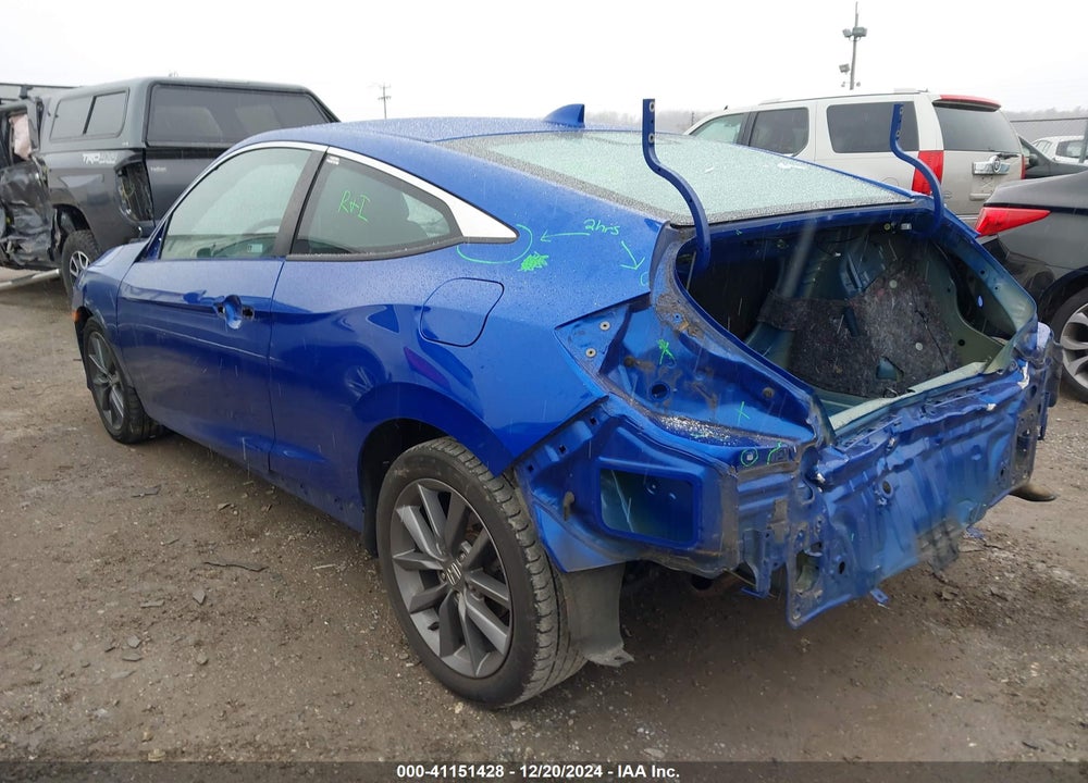 2019 HONDA CIVIC EX VIN: 2HGFC3B39KH352570