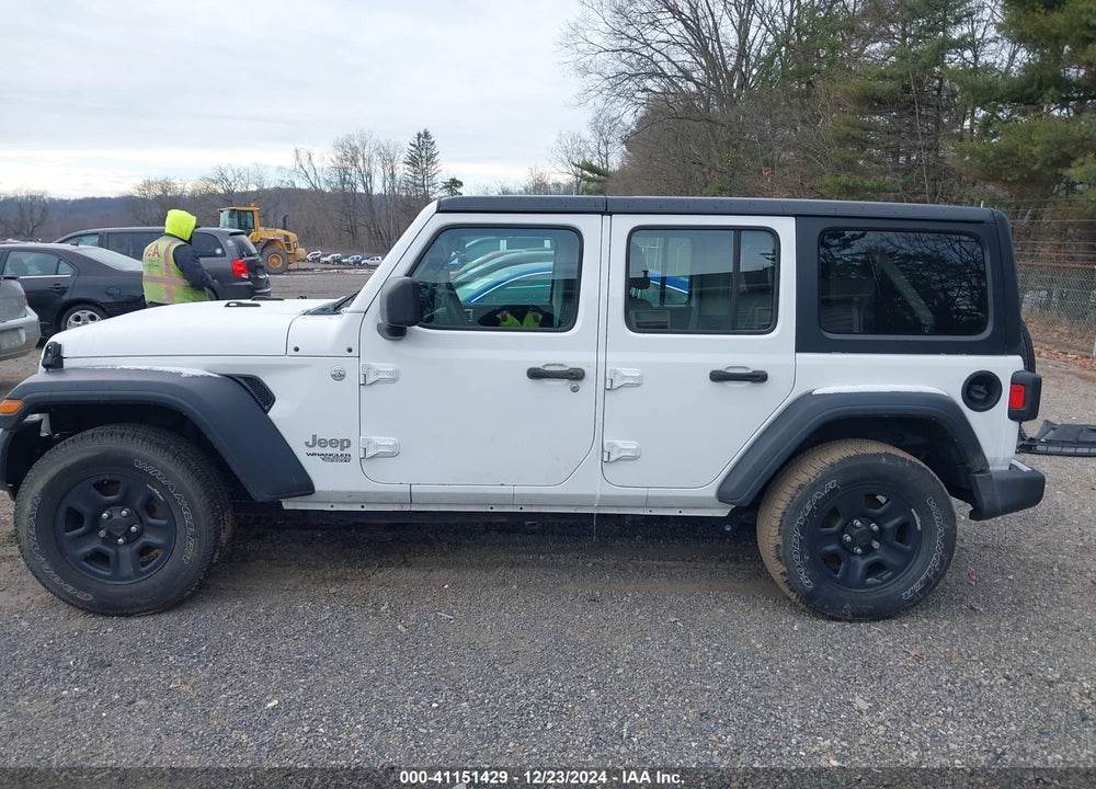 2019 JEEP WRANGLER UNLIMITED SPORT 4X4 VIN: 1C4HJXDG2KW613382