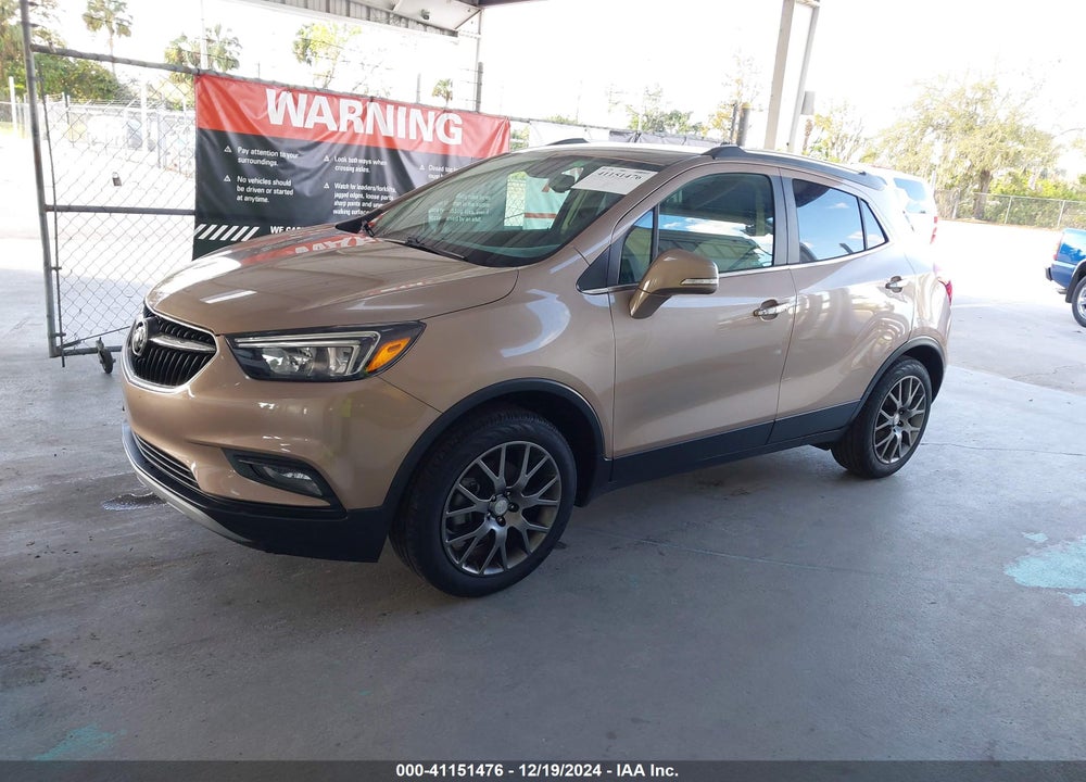 2019 BUICK ENCORE FWD SPORT TOURING VIN: KL4CJ1SBXKB931878