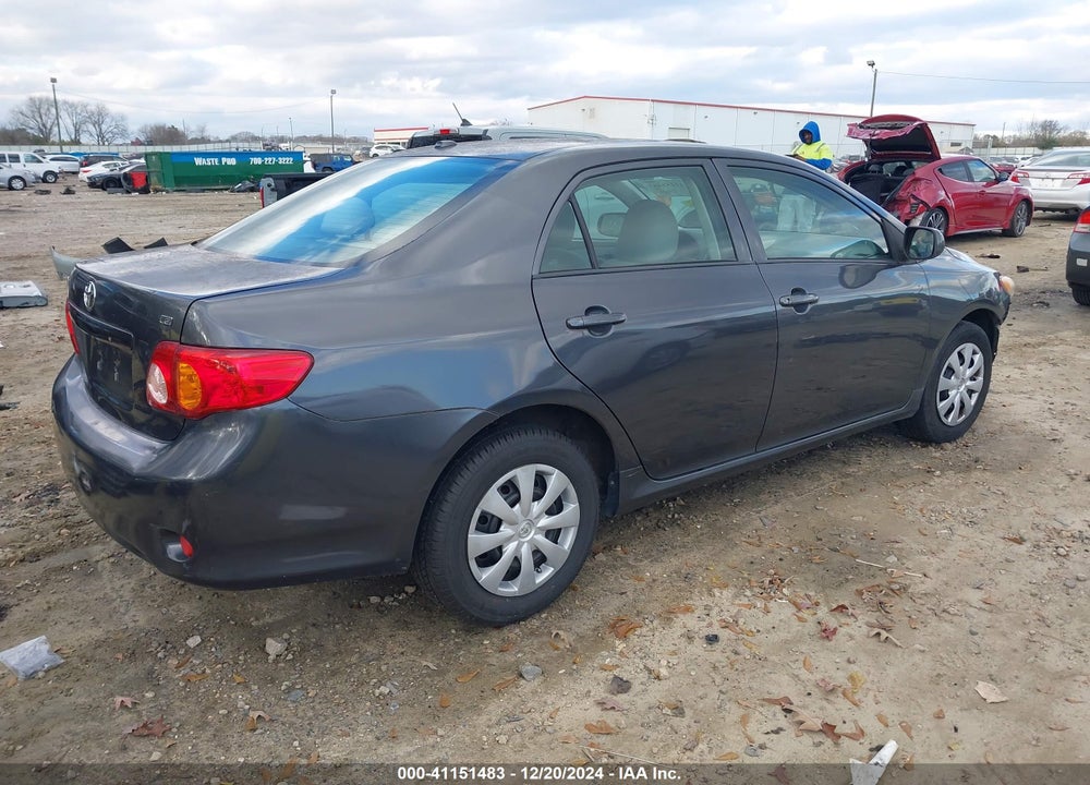 2009 TOYOTA COROLLA LE VIN: 2T1BU40E89C180136
