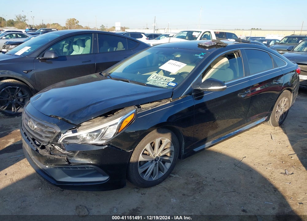 2016 HYUNDAI SONATA VIN: 5NPE34AF7GH333512