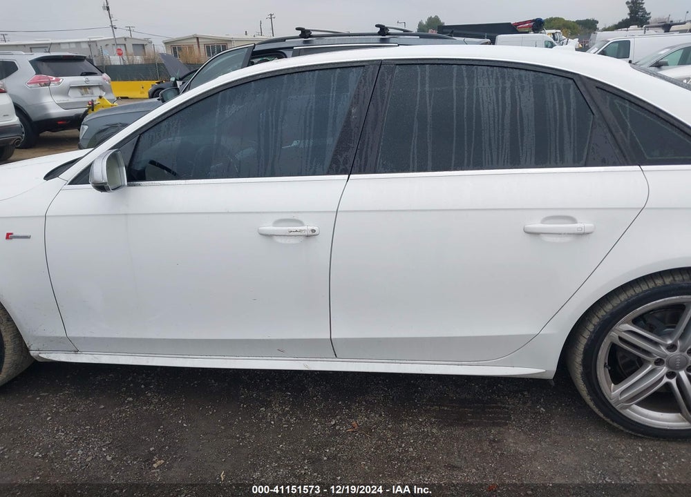 2013 AUDI S4 VIN: WAUBGAFLXDA235322
