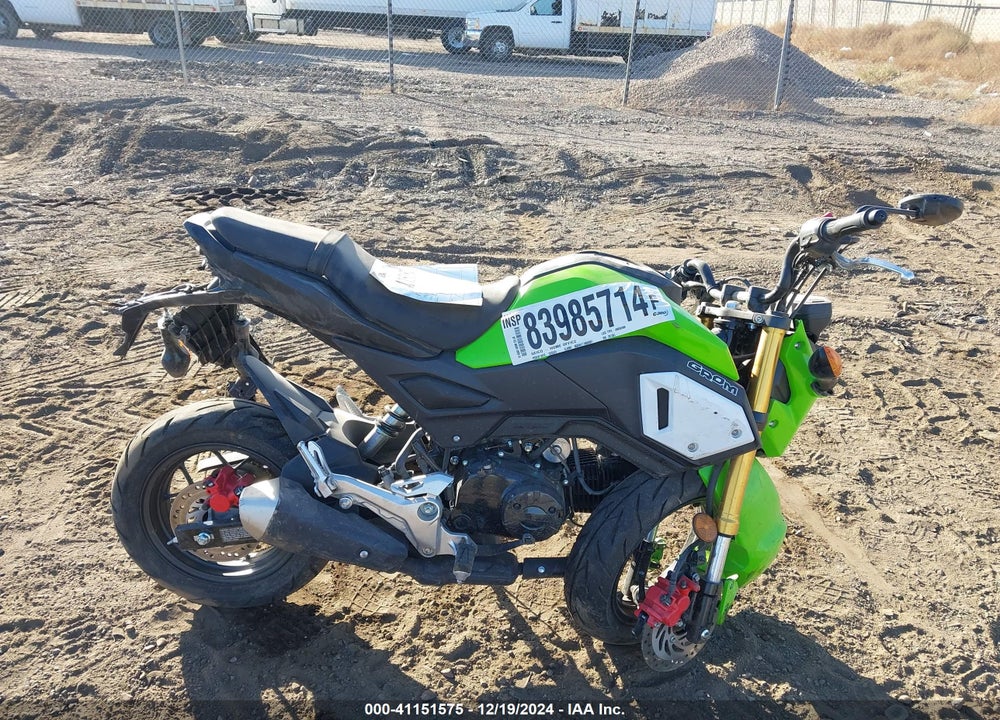 2020 HONDA GROM 125 VIN: MLHJC7510L5207305