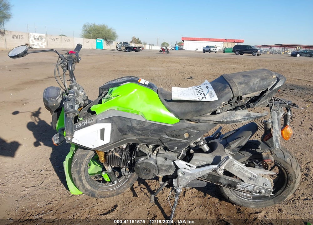 2020 HONDA GROM 125 VIN: MLHJC7510L5207305