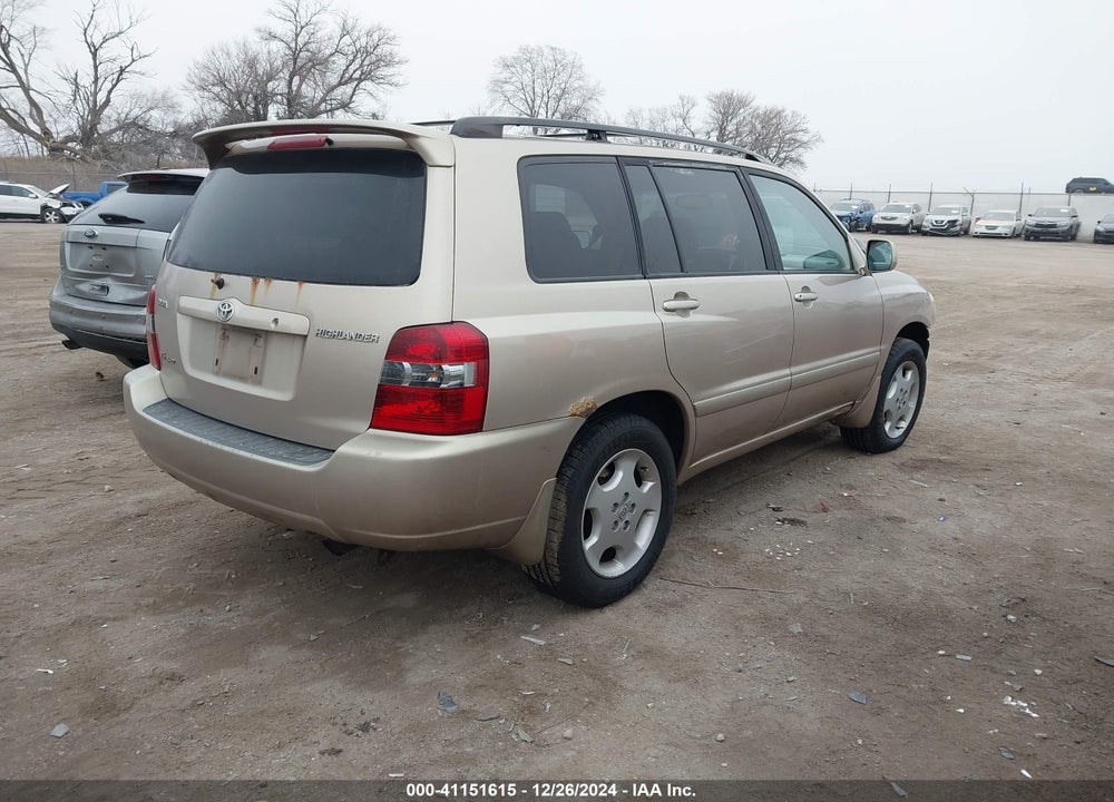2004 TOYOTA HIGHLANDER LIMITED V6 VIN: JTEEP21A740006271