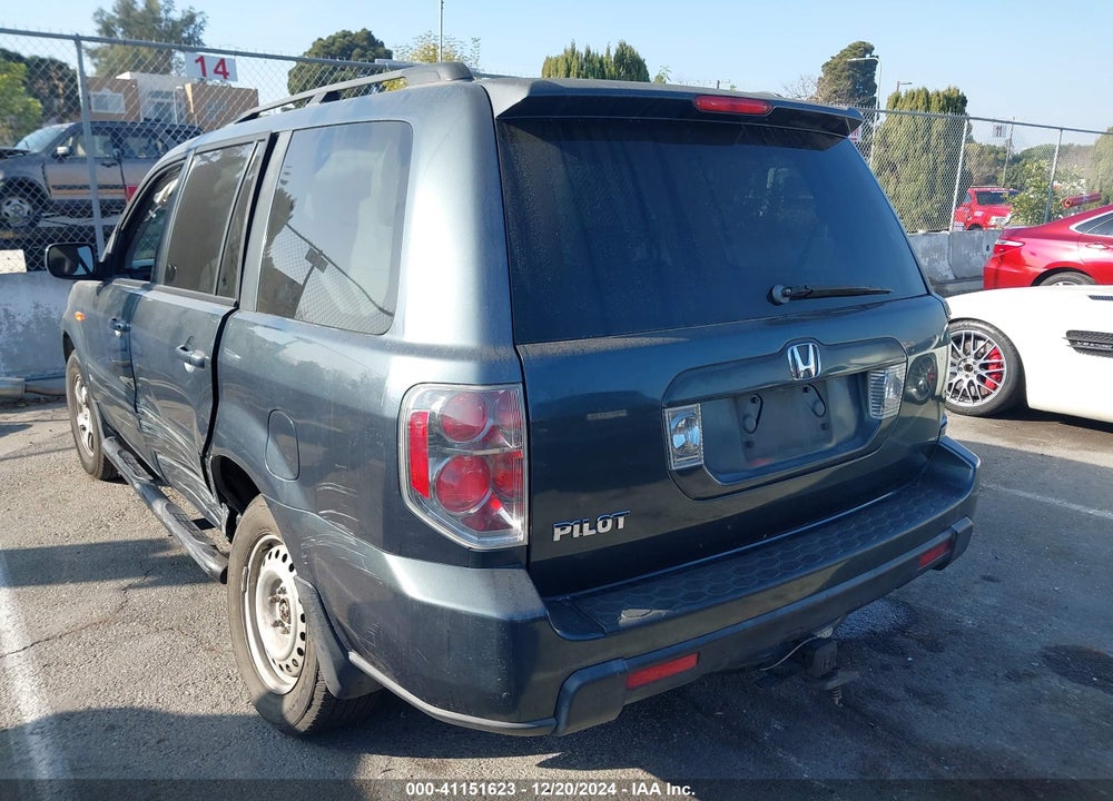 2006 HONDA PILOT EX-L VIN: 5FNYF28566B036167
