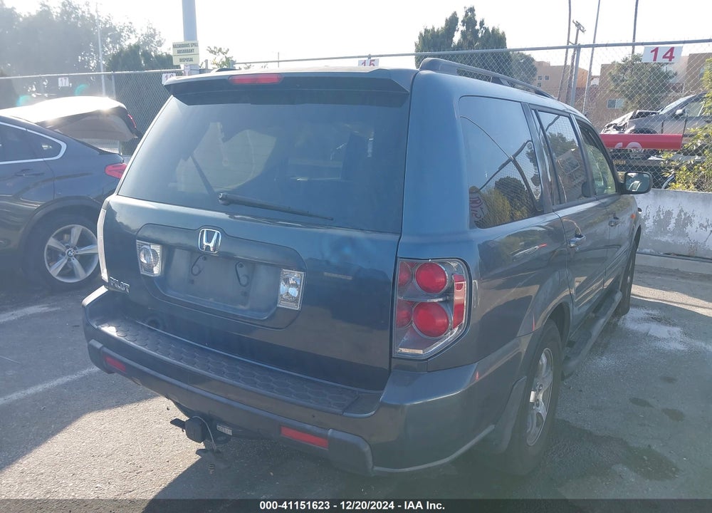 2006 HONDA PILOT EX-L VIN: 5FNYF28566B036167