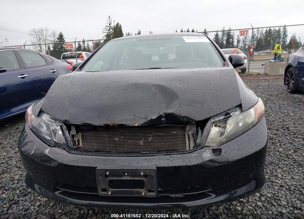 2012 HONDA CIVIC SDN LX VIN: 2HGFB2F55CH569639