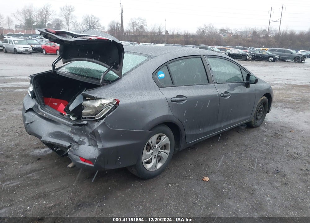2015 HONDA CIVIC LX VIN: 19XFB2F59FE249903