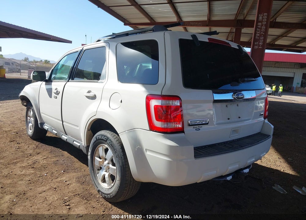 2011 FORD ESCAPE LIMITED VIN: 1FMCU0EG2BKC43612
