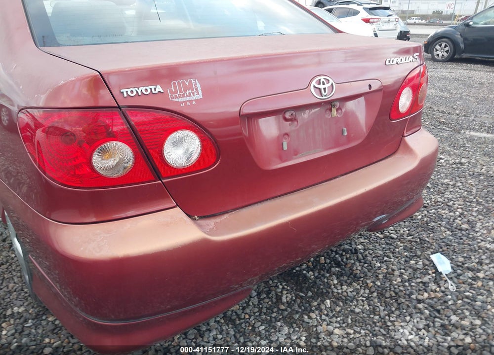 2005 TOYOTA COROLLA S VIN: 2T1BR30E75C399238