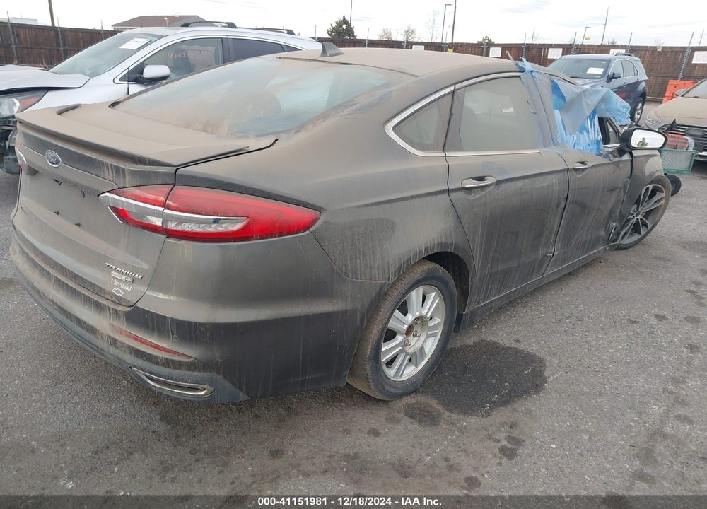 2019 FORD FUSION TITANIUM VIN: 3FA6P0D92KR207688