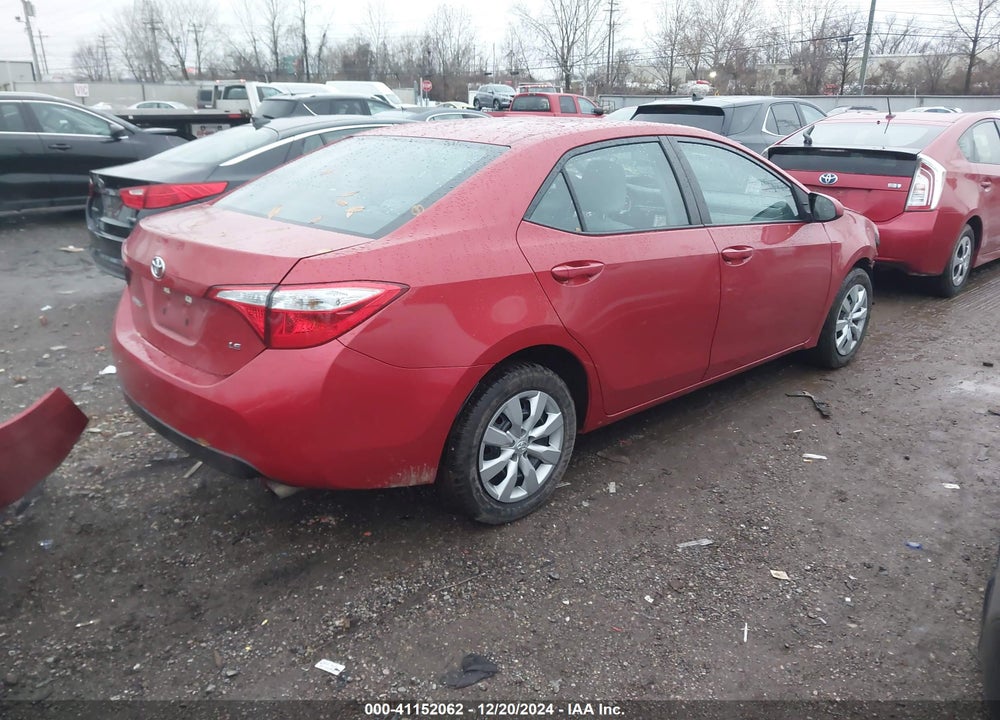 2016 TOYOTA COROLLA LE VIN: 5YFBURHE8GP478636