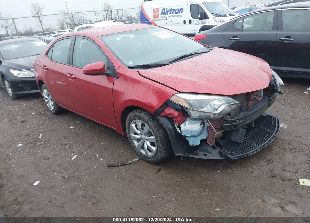 2016 TOYOTA COROLLA LE VIN: 5YFBURHE8GP478636