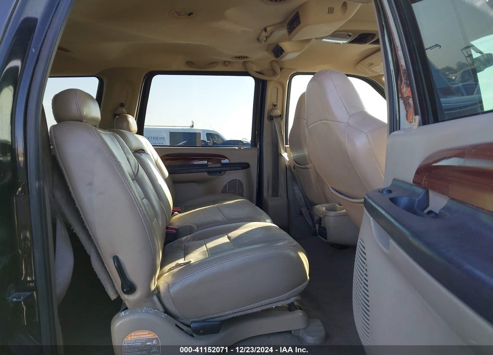 2005 FORD EXCURSION LIMITED VIN: 1FMNU43S65ED43562
