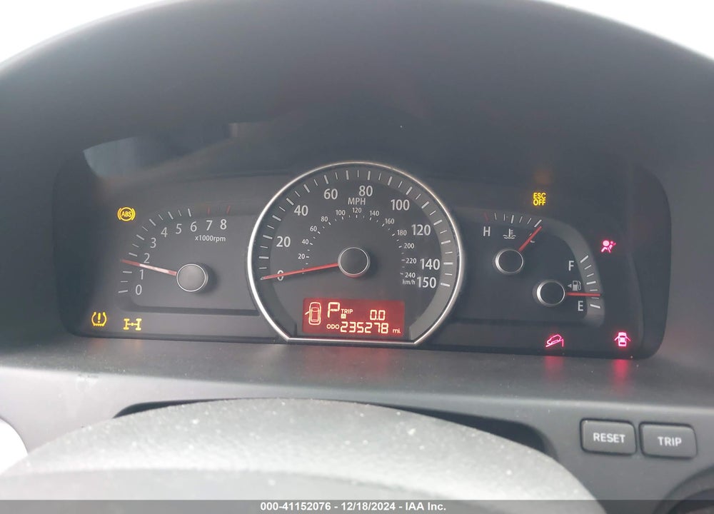 2009 KIA BORREGO EX V6 VIN: KNDJH741695013330