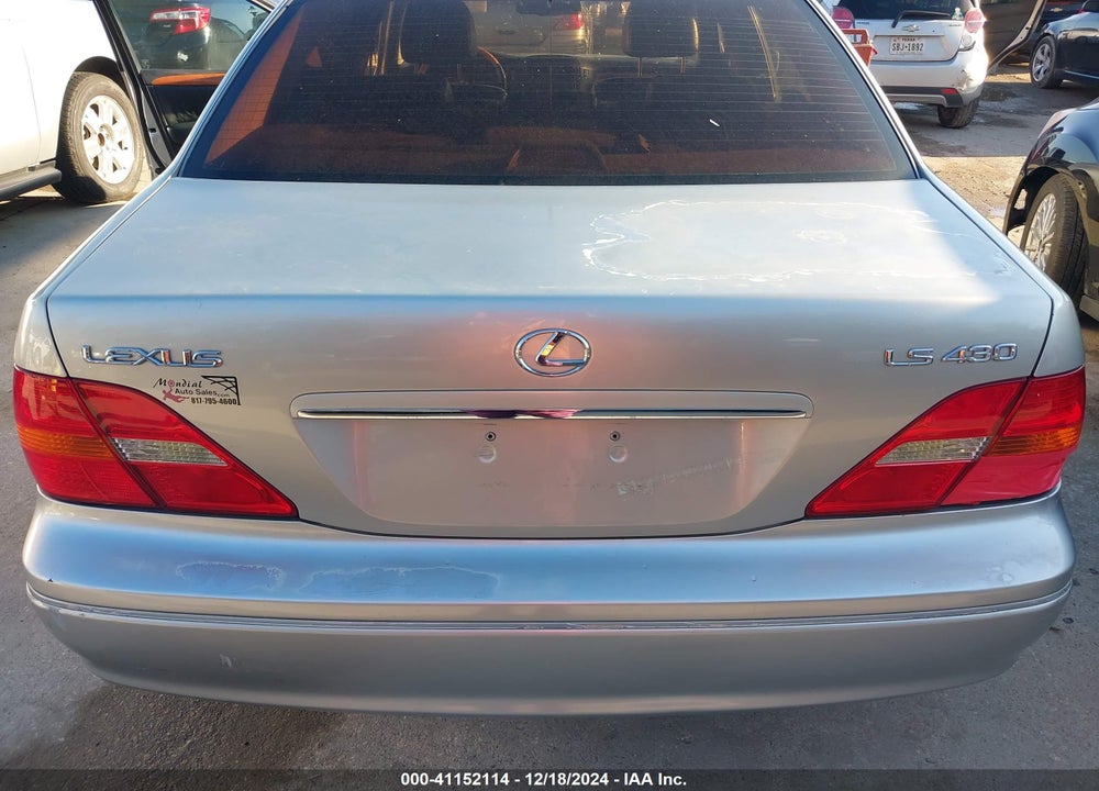 2001 LEXUS LS 430 VIN: JTHBN30F810049740
