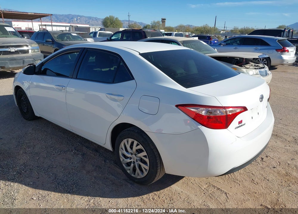 2017 TOYOTA COROLLA LE VIN: 2T1BURHE2HC747506