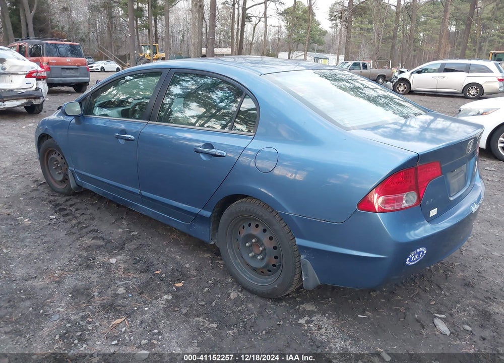 2007 HONDA CIVIC LX VIN: 1HGFA16567L034034
