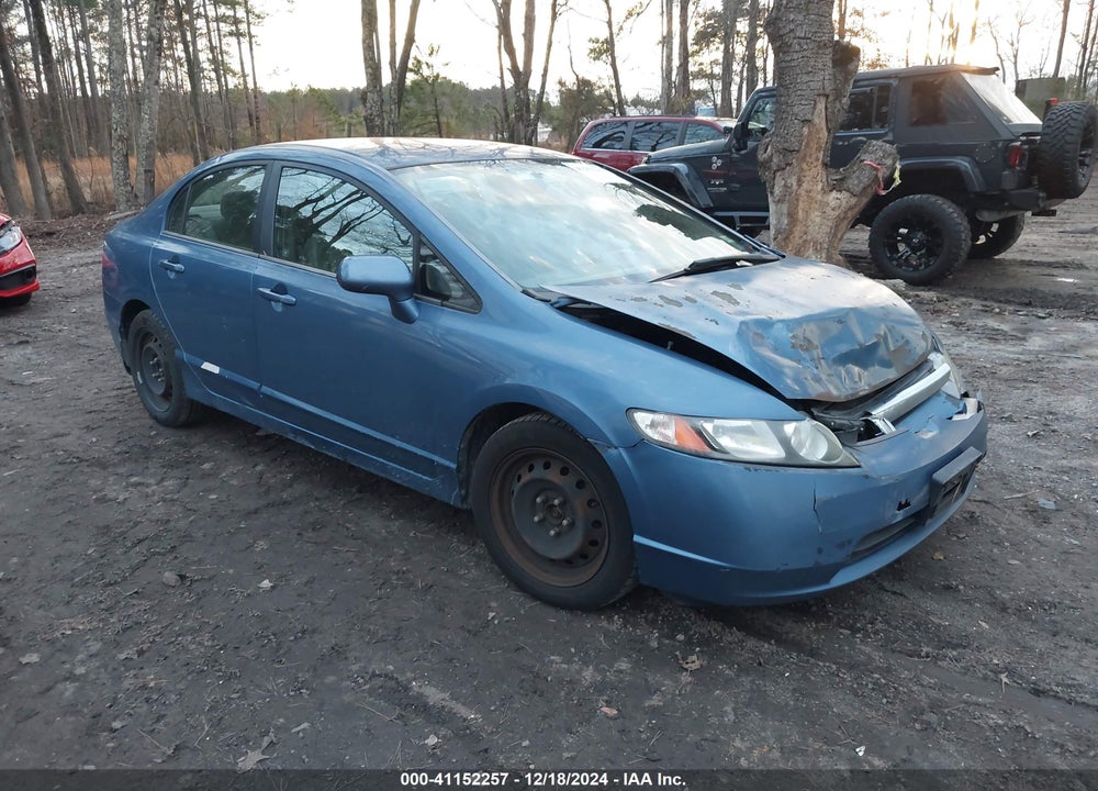 2007 HONDA CIVIC LX VIN: 1HGFA16567L034034