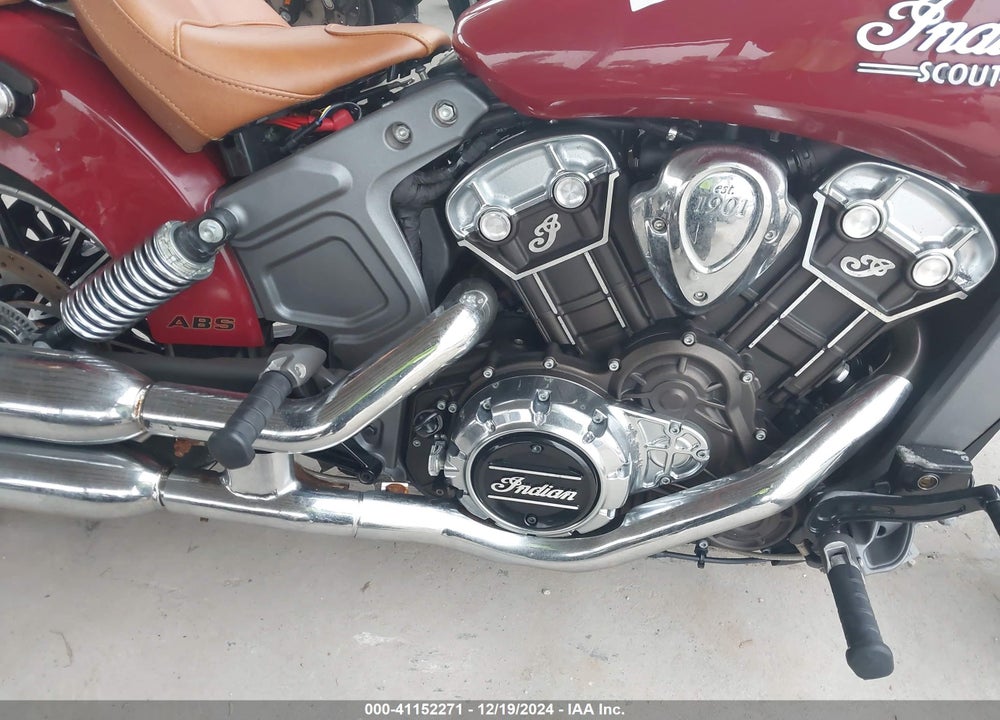 2016 INDIAN MOTORCYCLE CO. SCOUT ABS VIN: 56KMSA00XG3114740