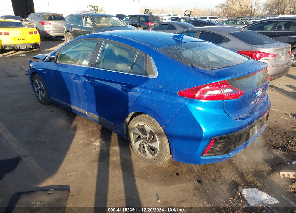 2017 HYUNDAI IONIQ HYBRID SEL VIN: KMHC75LC7HU026283