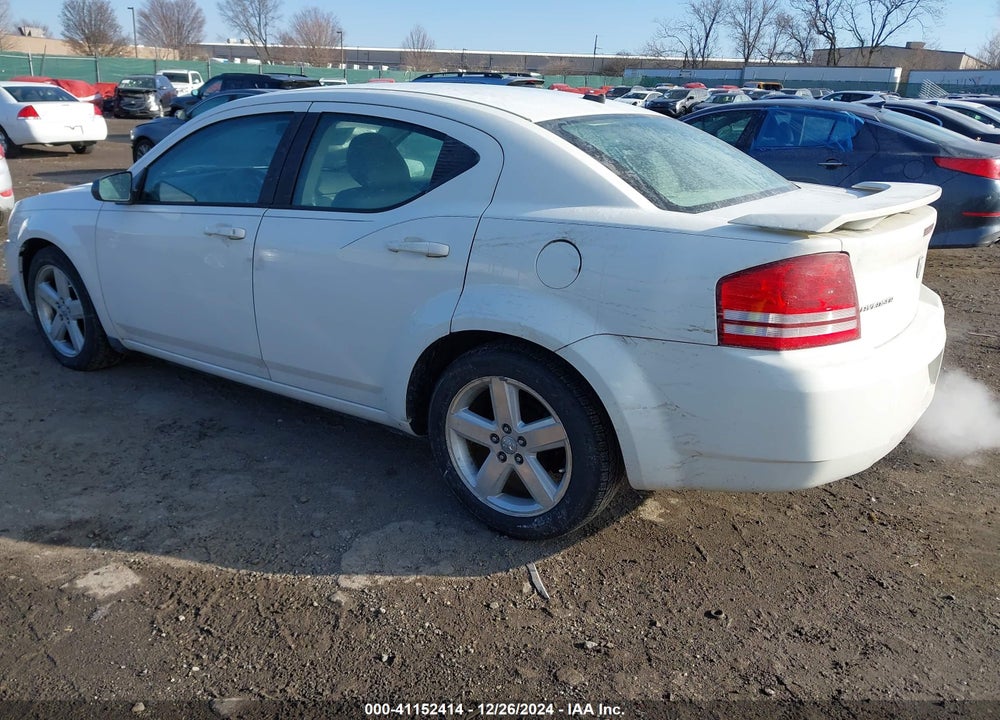 2008 DODGE AVENGER SXT VIN: 1B3LC56R48N686387