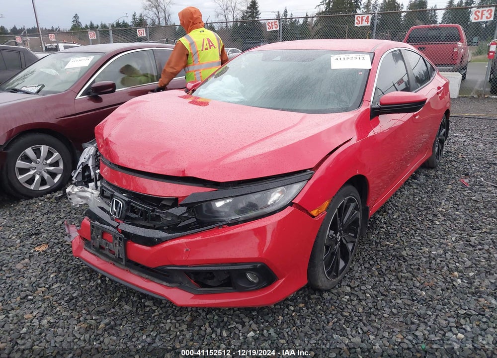 2020 HONDA CIVIC VIN: 2HGFC2F89LH518197