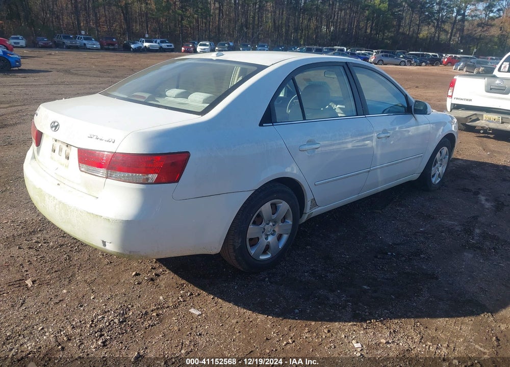 2008 HYUNDAI SONATA GLS VIN: 5NPET46C18H312610