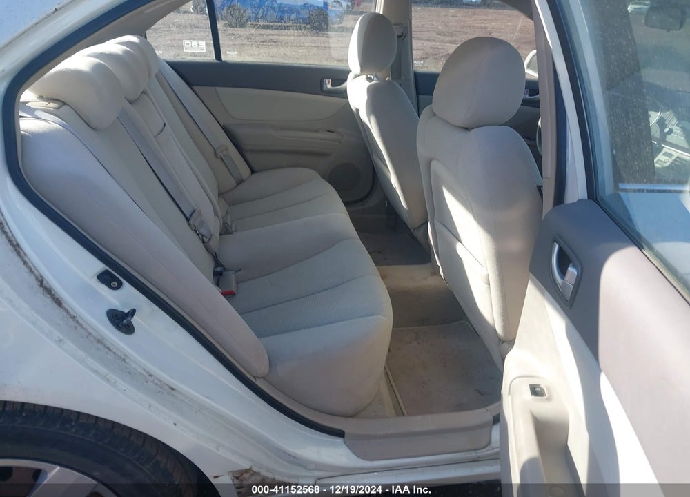 2008 HYUNDAI SONATA GLS VIN: 5NPET46C18H312610