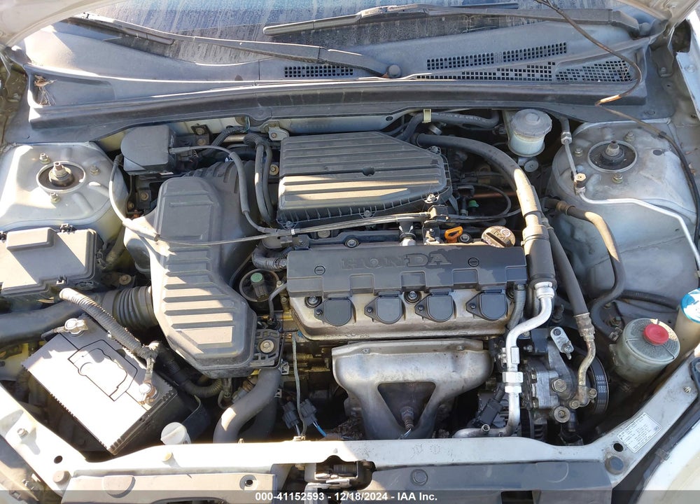 2002 HONDA CIVIC LX VIN: 2HGES16542H502387
