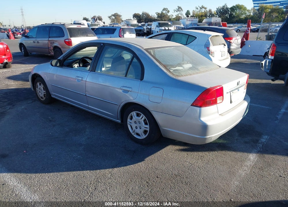 2002 HONDA CIVIC LX VIN: 2HGES16542H502387