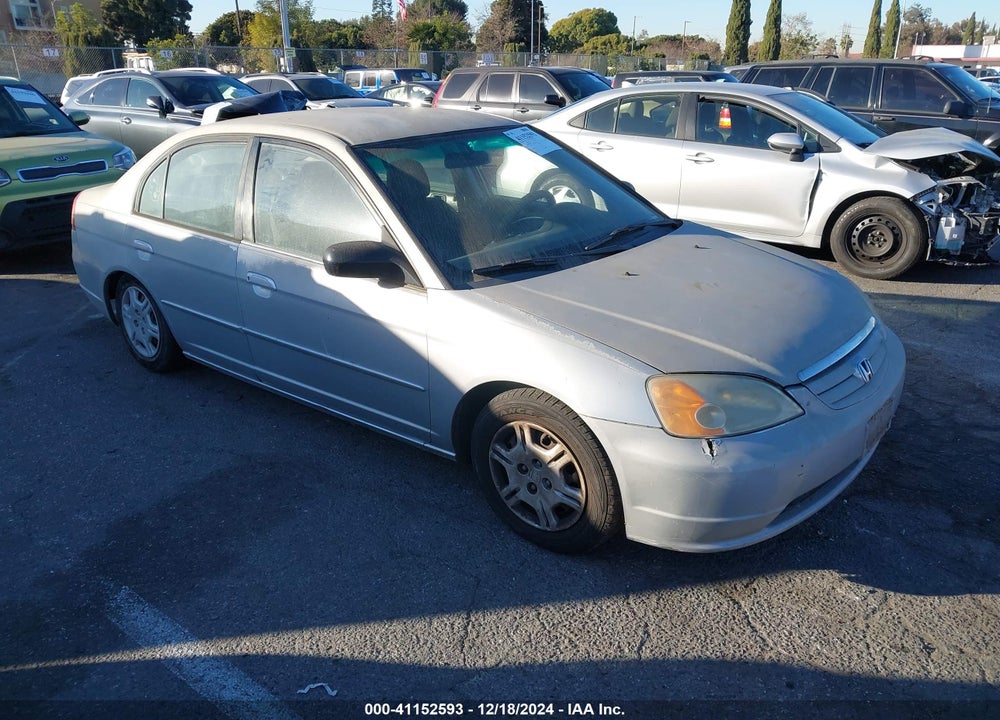 2002 HONDA CIVIC LX VIN: 2HGES16542H502387