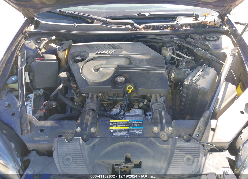2006 CHEVROLET IMPALA VIN: 2G1WC581369272044