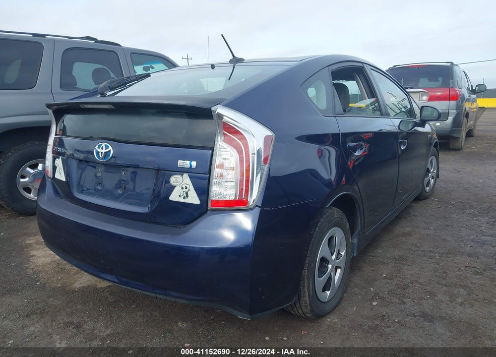 2014 TOYOTA PRIUS VIN: JTDKN3DU5E0364057