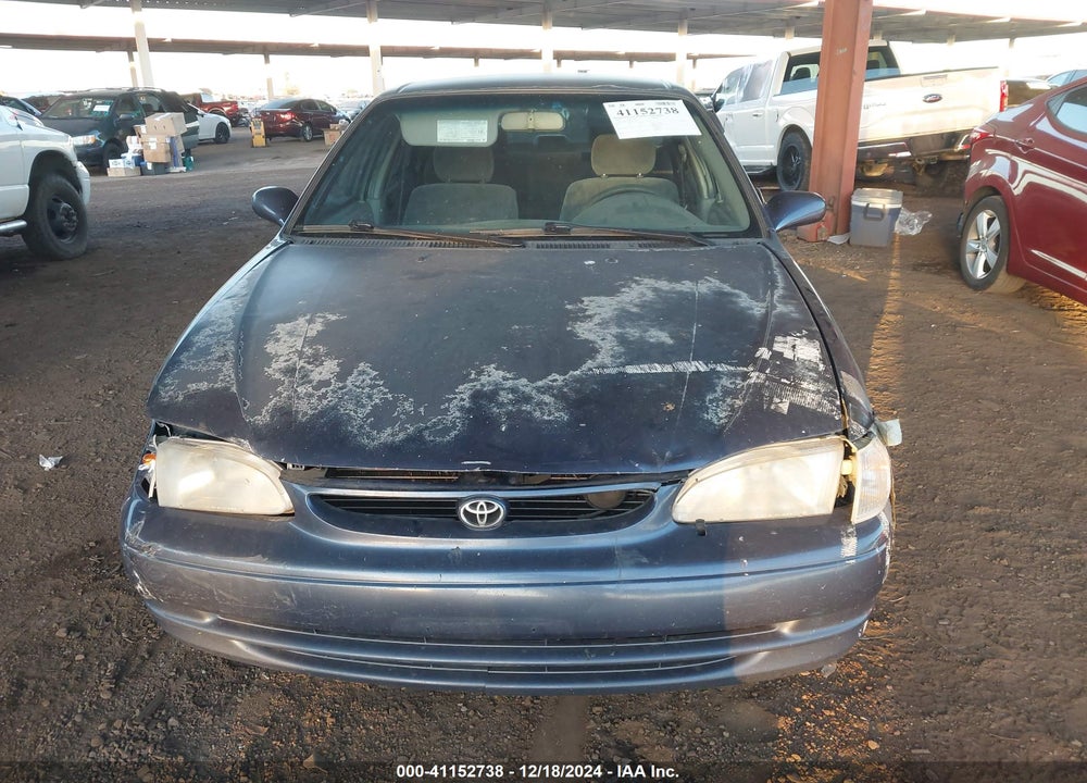 1999 TOYOTA COROLLA LE VIN: 2T1BR12E2XC117611