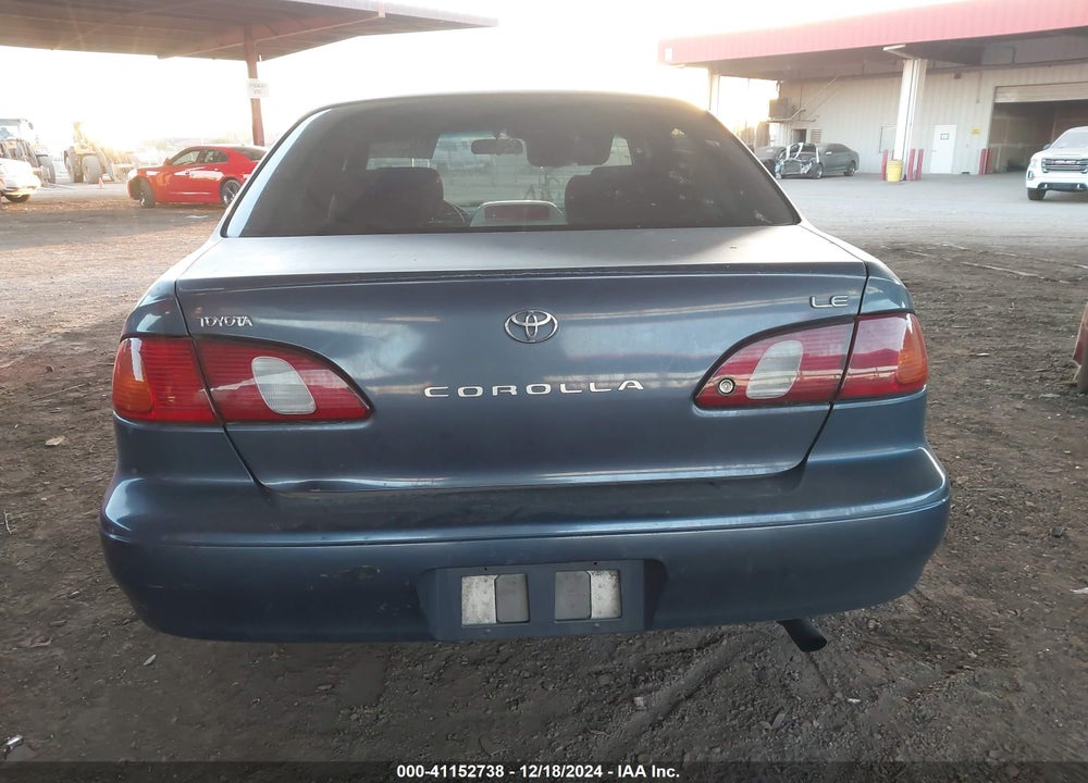 1999 TOYOTA COROLLA LE VIN: 2T1BR12E2XC117611