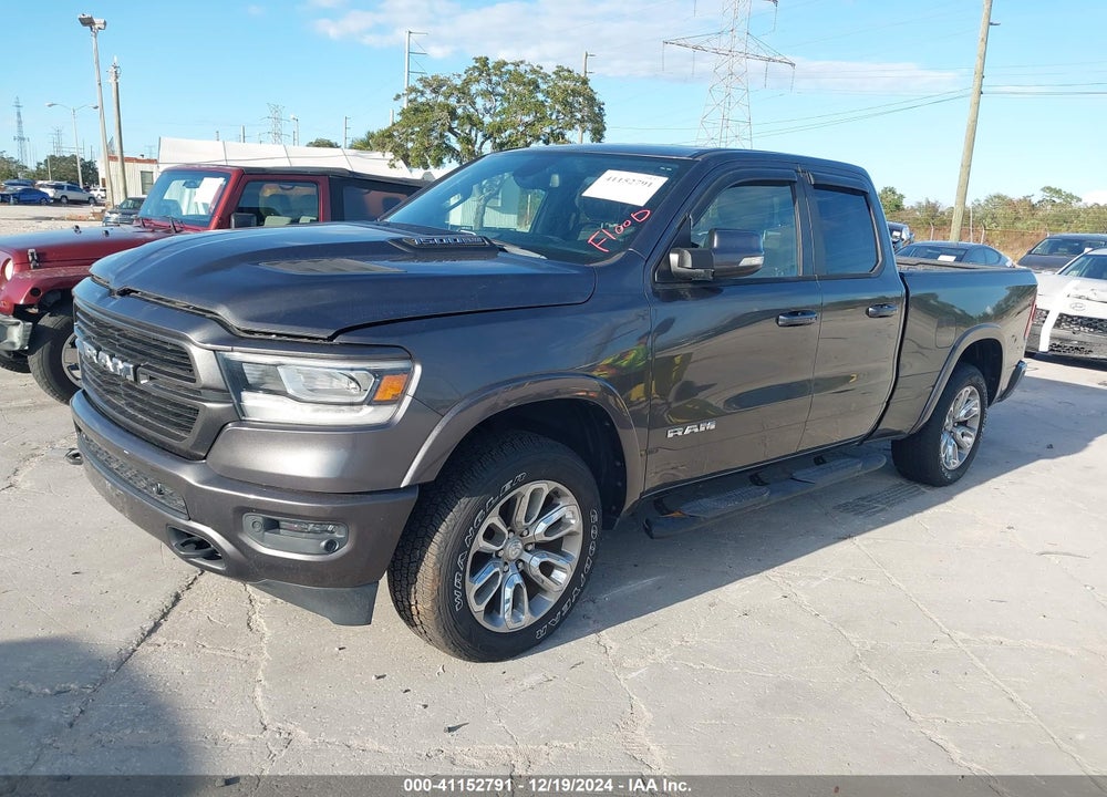 2019 RAM 1500 LAIE  4X4 6'4 BOX VIN: 1C6SRFDT4KN791846