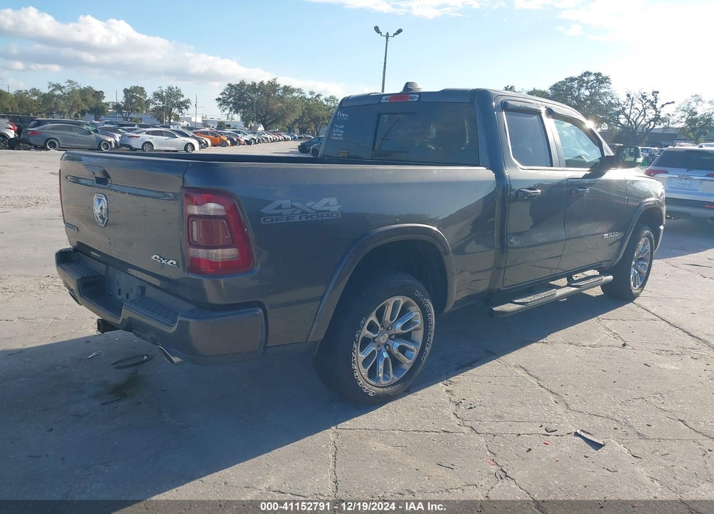 2019 RAM 1500 LAIE  4X4 6'4 BOX VIN: 1C6SRFDT4KN791846
