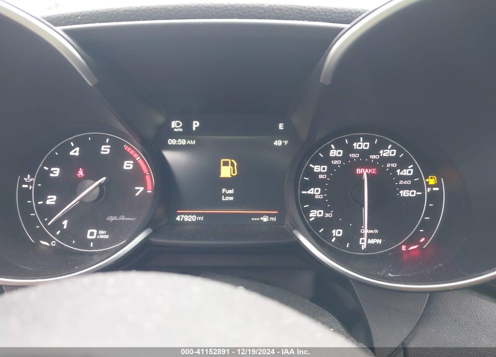 2018 ALFA ROMEO GIULIA AWD VIN: ZARFAEDN2J7592512