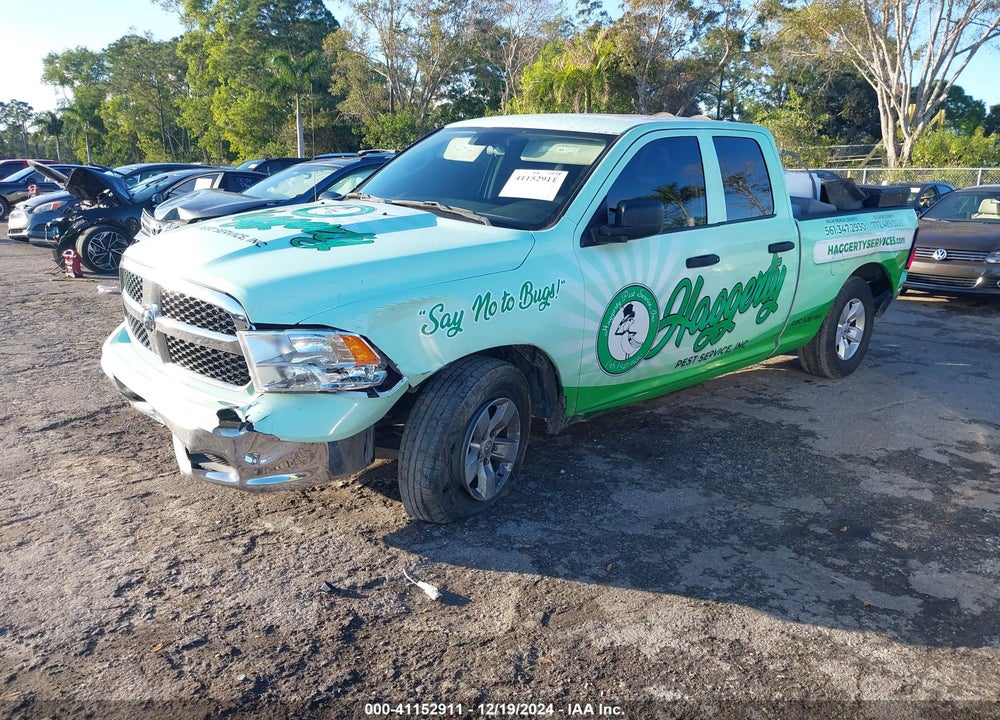 2021 RAM 1500 CLASSIC TRADESMAN 4X2 6'4 BOX VIN: 1C6RR6FG7MS575430