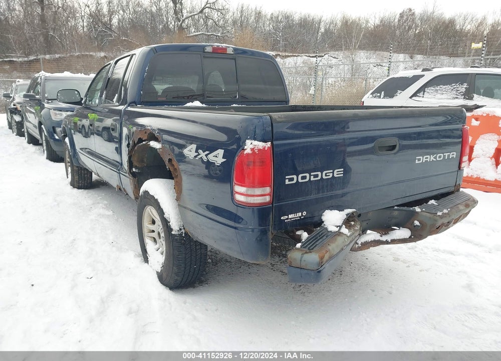 2004 DODGE DAKOTA SPORT/SXT VIN: 1D7HG38N44S596259