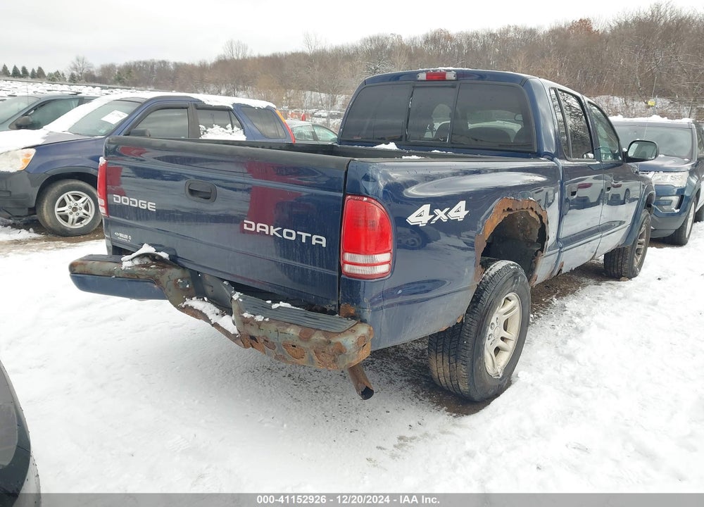 2004 DODGE DAKOTA SPORT/SXT VIN: 1D7HG38N44S596259