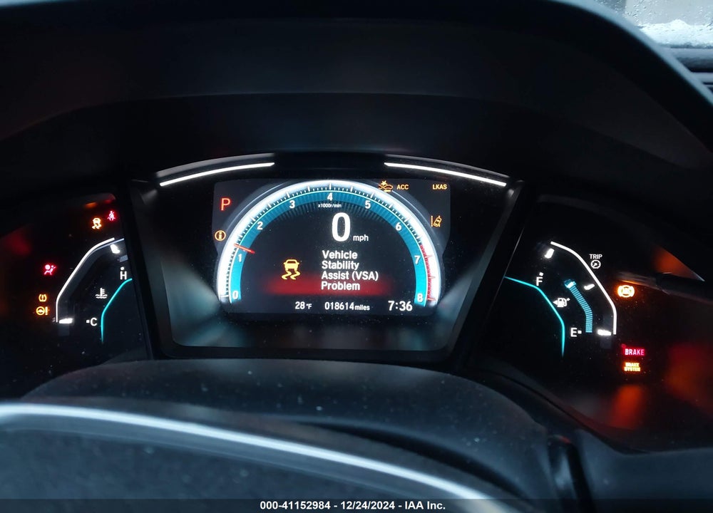 2019 HONDA CIVIC LX VIN: 2HGFC2F62KH546839