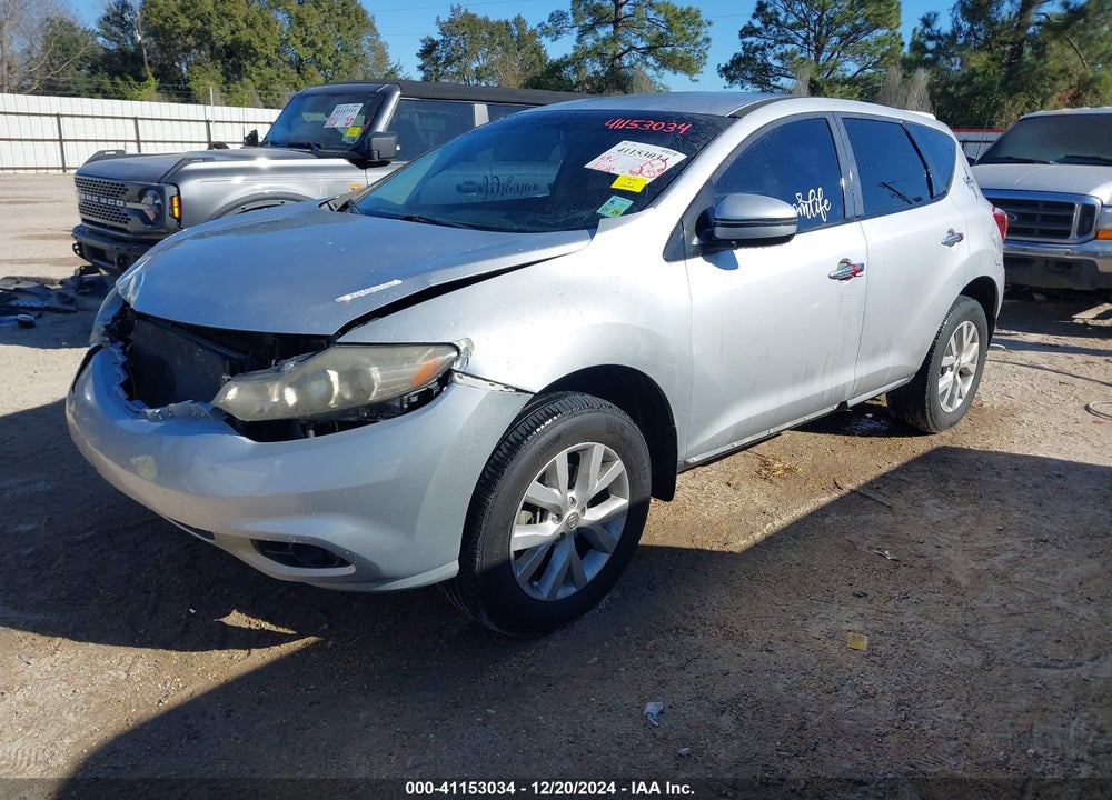 2011 NISSAN MURANO S VIN: JN8AZ1MU0BW059471