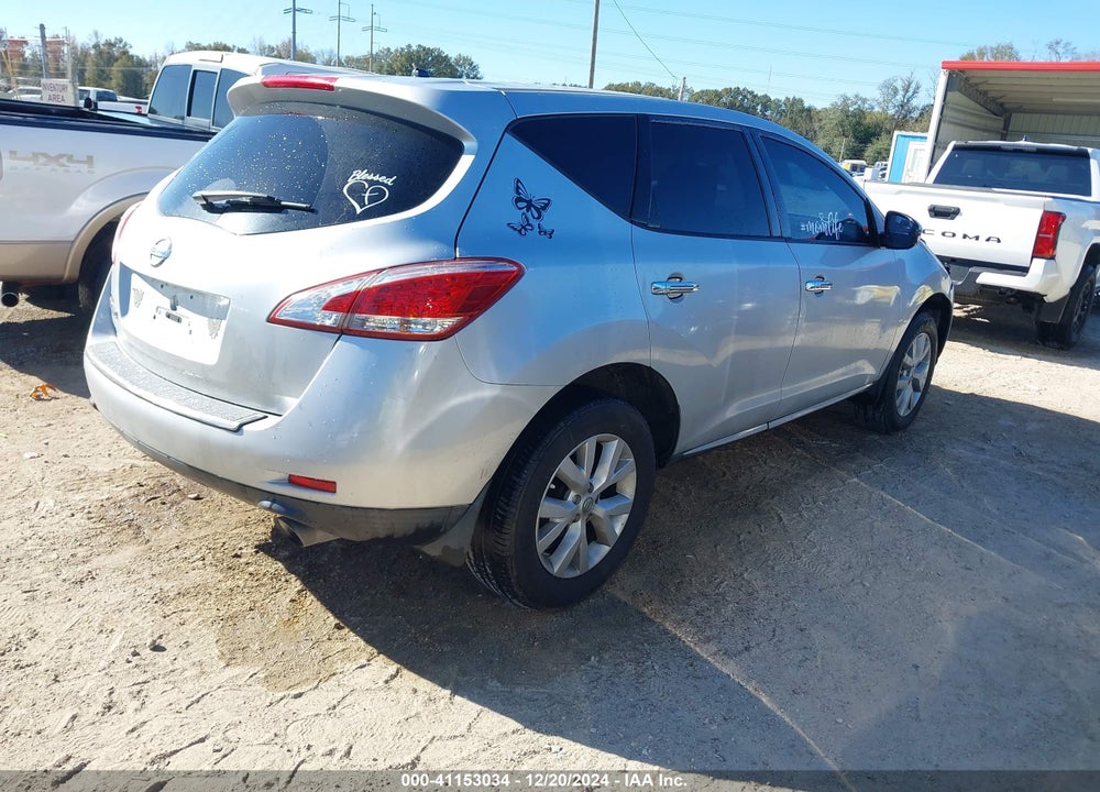 2011 NISSAN MURANO S VIN: JN8AZ1MU0BW059471
