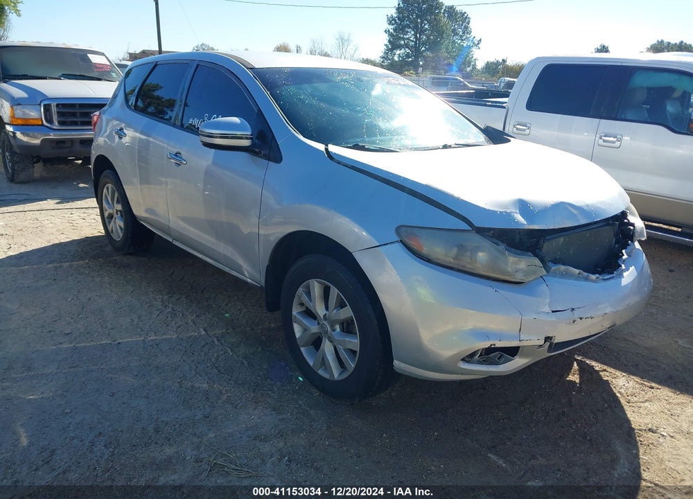 2011 NISSAN MURANO S VIN: JN8AZ1MU0BW059471