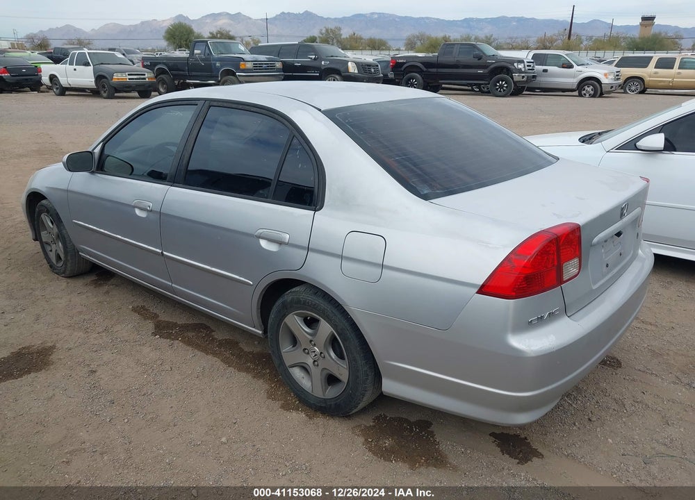 2004 HONDA CIVIC EX VIN: 2HGES26764H624663
